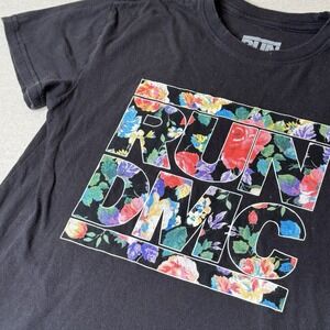 RUN DMC Branded Women's Floral Graphic Tee Size XS - Customization Available